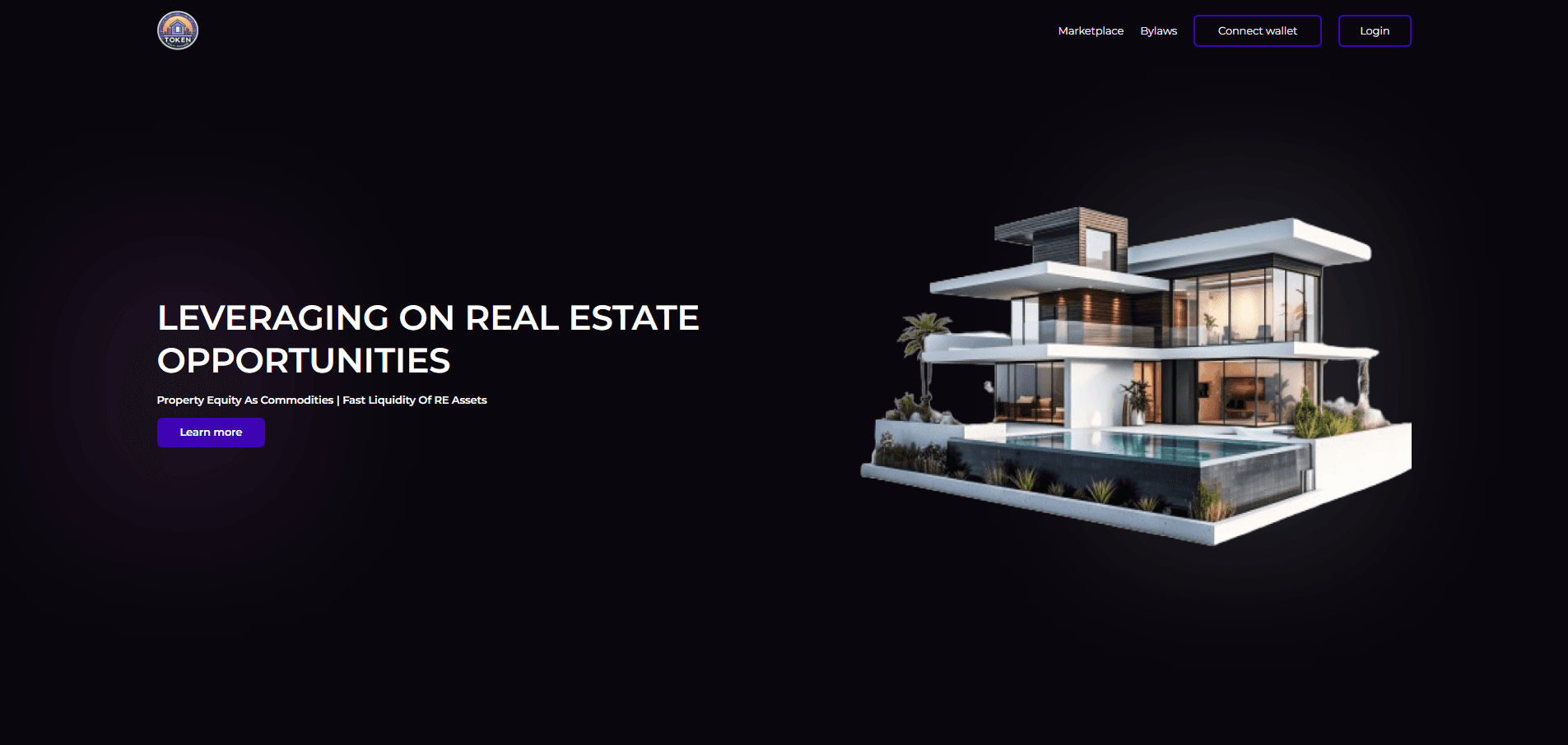 Token Realty website